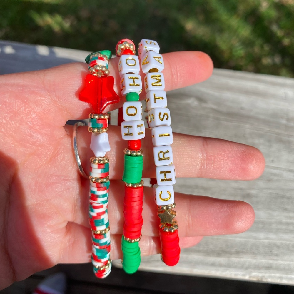 Christmas bracelets 🎅